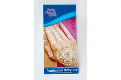 Fehér "henna" tetováló matrica 10. számú Fehér "henna" tetováló matrica 10. számú