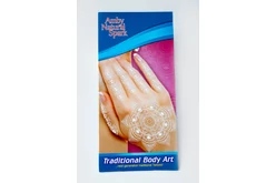Fehér "henna" tetováló matrica 7. számú Fehér "henna" tetováló matrica 7. számú